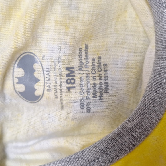 NEW! Baby Boys' 3 Pack Batman Bodysuit Set Bundle - Hero - Picture 13 of 13